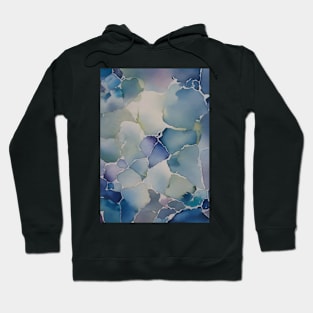 Blue watercolour Hoodie